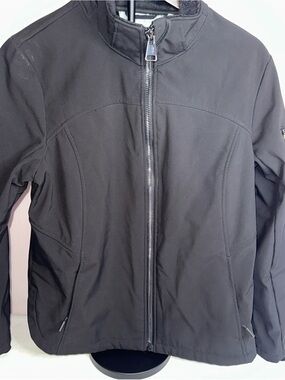 Free Country Black Zip-Up Softshell Jacket
